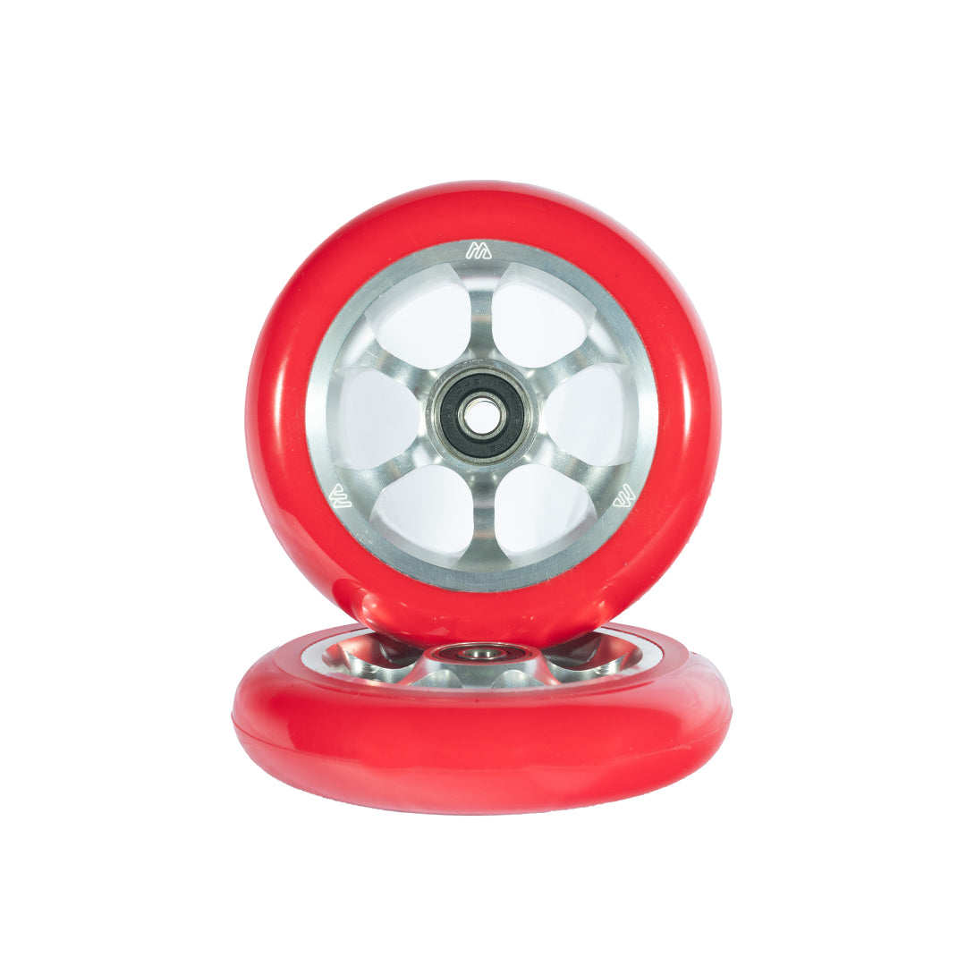 Mantra Orbit Wheels | Street | Red on Chrome